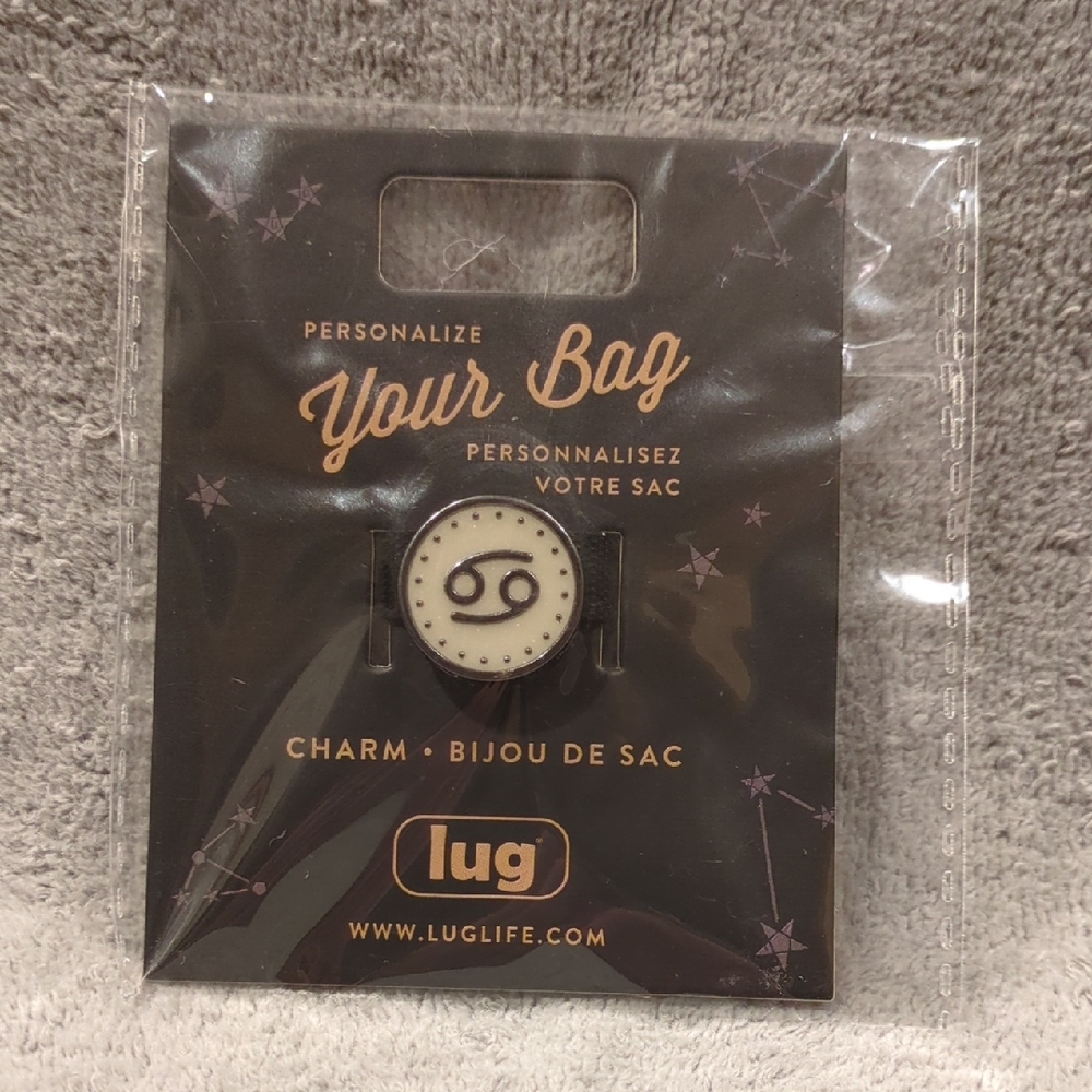 Lug Zodiac Bag Charm - Cancer - NWT